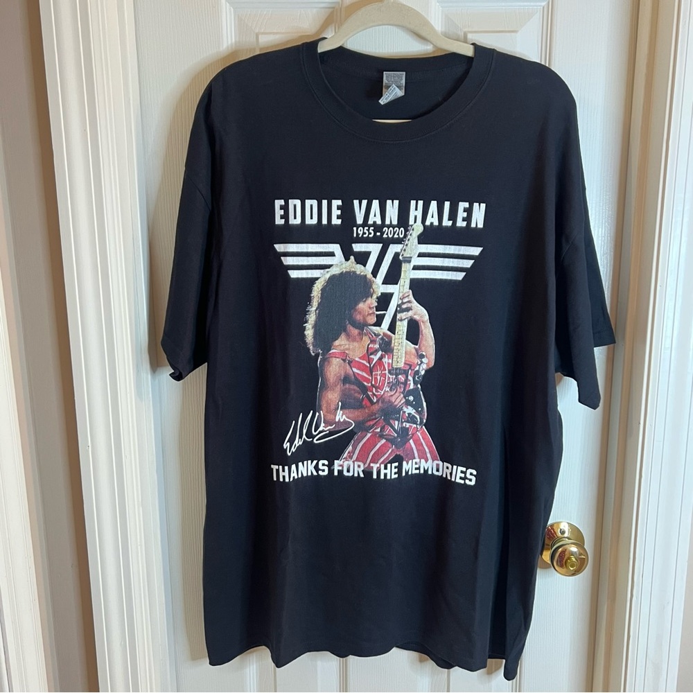 Eddie Van Halen T-Shirt Thanks For The Memories XL